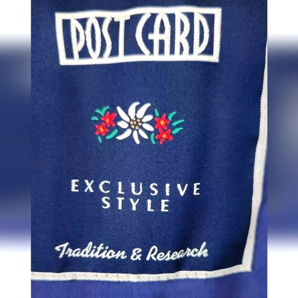 Post Card Italy Purple Quilted Full Zip Vest Sleeveless Jacket! Size 10 - Picture 5 of 8